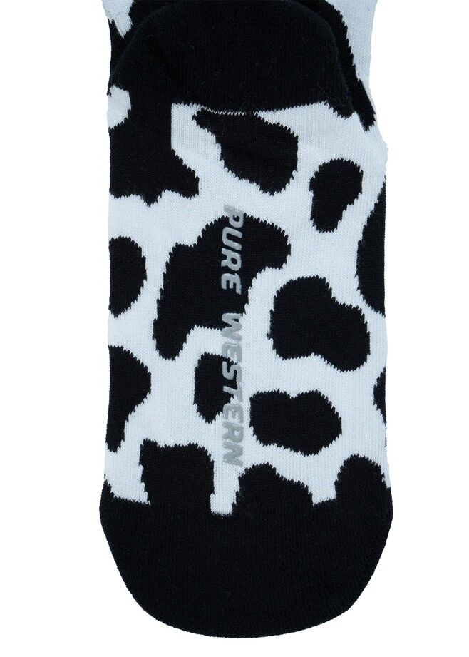 Pure Western Childrens PW Crew Socks - Twin Pack (PCP5970SOC) Black/Tan