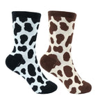 Pure Western Childrens PW Crew Socks - Twin Pack (PCP5970SOC) Black/Tan