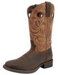 Pure Western Mens Denton Western Boots (PCP18241) Brown/Tan [SD]