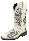 Pure Western Womens Jazz Western Boots (P5W28483) Distressed White [SD]