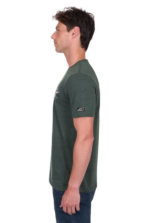 Pure Western Mens Todd S/S Tee (P5S1503086) Green Marle