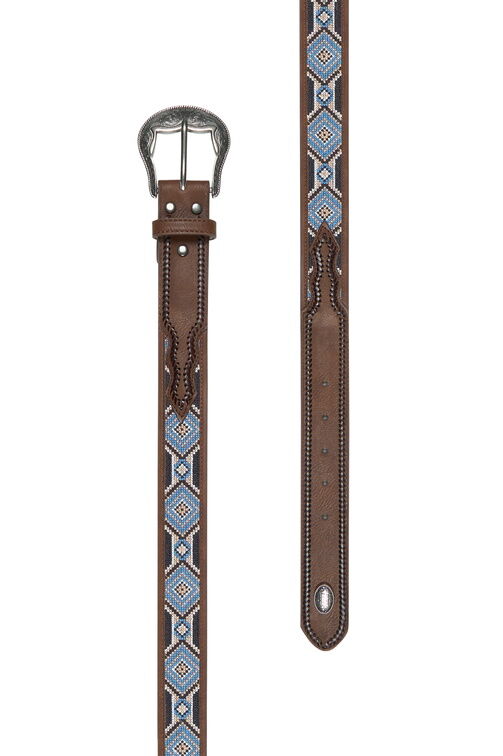 Pure Western Mens Warren Belt (P5S1956BLT) Tan/Multi