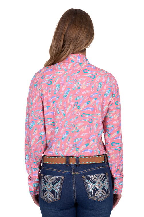 Pure Western Womens Audrey L/S Shirt (P5S2127125) Multi