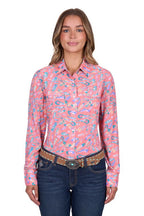 Pure Western Womens Audrey L/S Shirt (P5S2127125) Multi