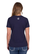 Pure Western Womens Sherry S/S Tee (P5S2598101) Navy