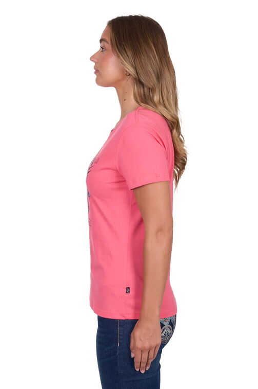 Pure Western Womens Tammy S/S Tee (P5S2598107) Pink