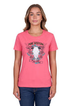 Pure Western Womens Tammy S/S Tee (P5S2598107) Pink