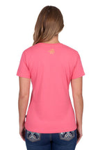 Pure Western Womens Tammy S/S Tee (P5S2598107) Pink