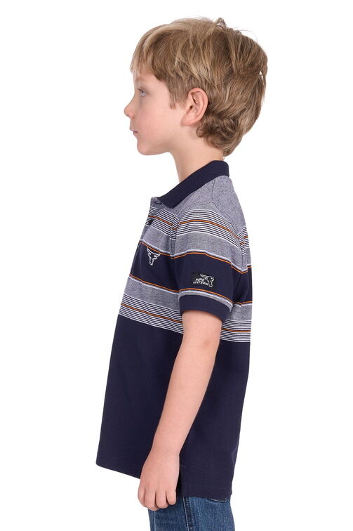 Pure Western Boys Brad S/S Polo (P5S3500079) Navy