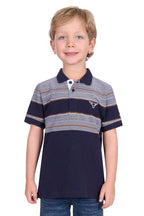 Pure Western Boys Brad S/S Polo (P5S3500079) Navy