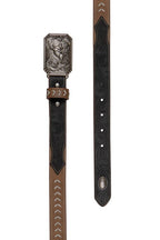 Pure Western Childrens Terrence Belt (P5S7931BLT) Tan/Chocolate