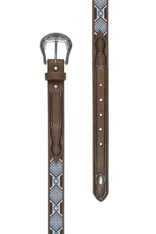 Pure Western Childrens Warren Belt (P5S7932BLT) Tan/Multi [SD]