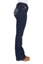 Pure Western Womens Ana Bootcut Jeans - 34 Leg (PCP2208134) Evening Sky