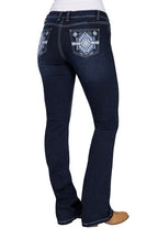 Pure Western Womens Lyn Relaxed Rider Jeans - 36 Leg (PCP2210128) Midnight