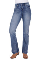 Pure Western Womens Jemma Hi Rise Bootcut Jeans - 30 Leg (PCP2213240) Moonshine