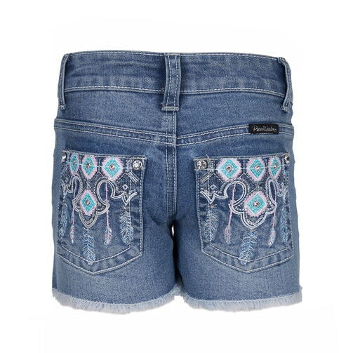 Pure Western Girls Bailey Denim Shorts (PCP5305149) Retro Blue