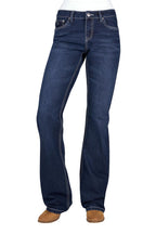 Pure Western Womens Pia Relaxed Rider Jeans - 36 Leg (PCP2210038) Midnight