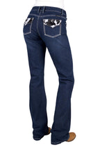 Pure Western Womens Pia Relaxed Rider Jeans - 36 Leg (PCP2210038) Midnight