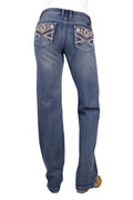 Pure Western Womens Rue Straight Fit Jeans - 34 Leg (PCP2212037) Moonshine