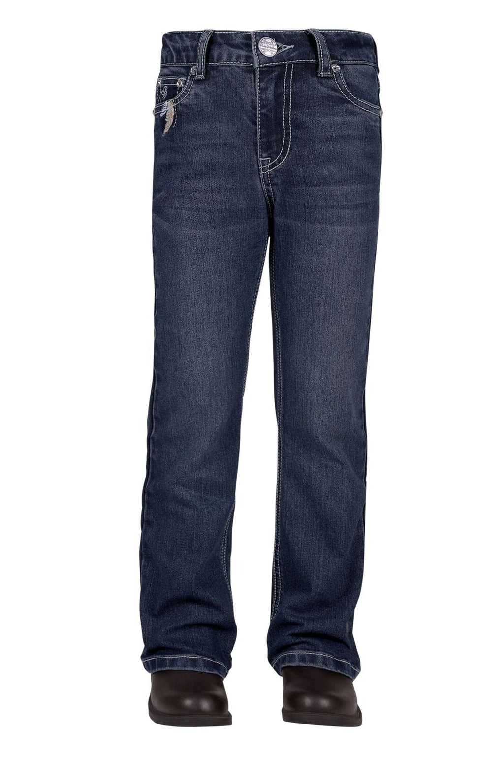 Pure Western Girls Bec Bootcut Jeans (PCP5208036) Indigo