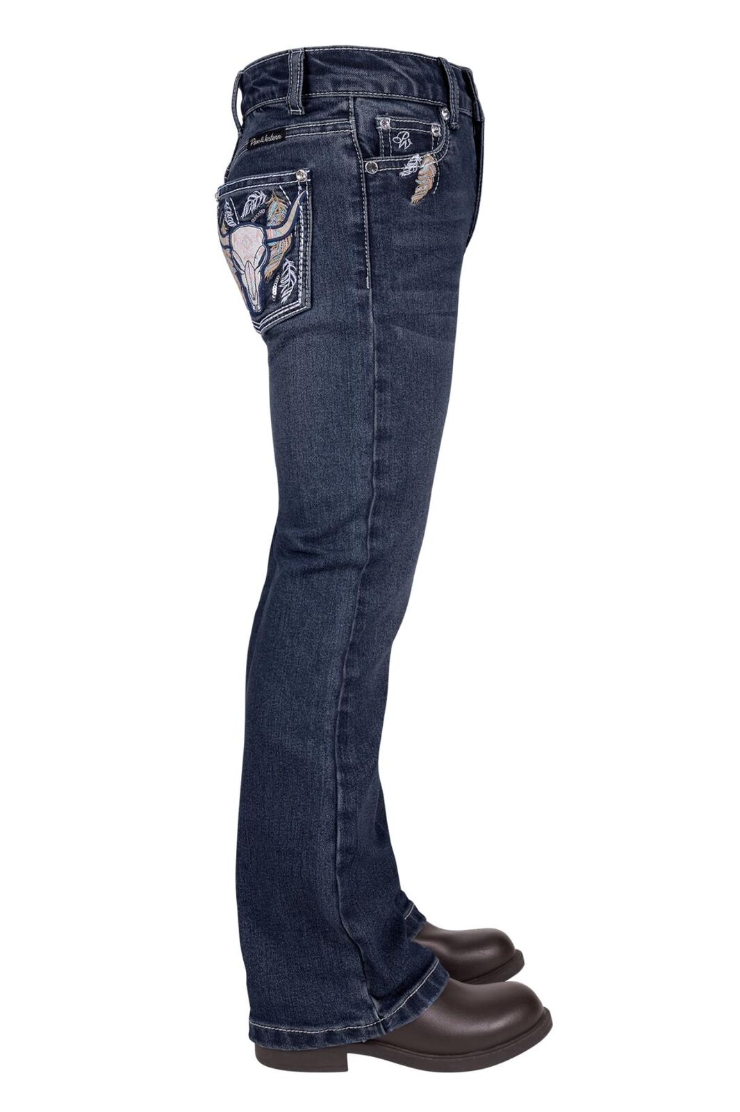 Pure Western Girls Bec Bootcut Jeans (PCP5208036) Indigo