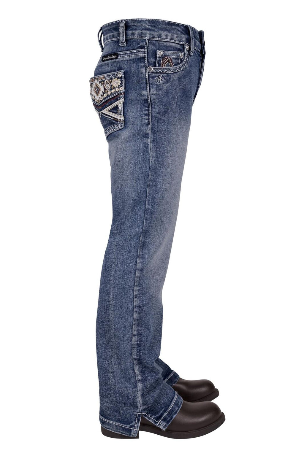 Pure Western Girls Rue Straight Fit Jeans (PCP5212037) Moonshine
