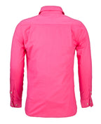 Ritemate Childrens Pilbara Closed Front Shirt (RM400CF) Hot Pink