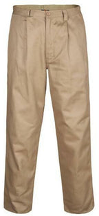 Ritemate Mens Belt Loop Trousers (RM1002) Khaki [GD]