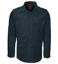 Ritemate Mens Open Front Heavy Weight L/S Work Shirt (RM1000) Bottle