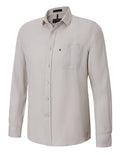 Ritemate Mens Pilbara Classic Fit Linen L/S Shirt (RMPC055) Flax [SD]
