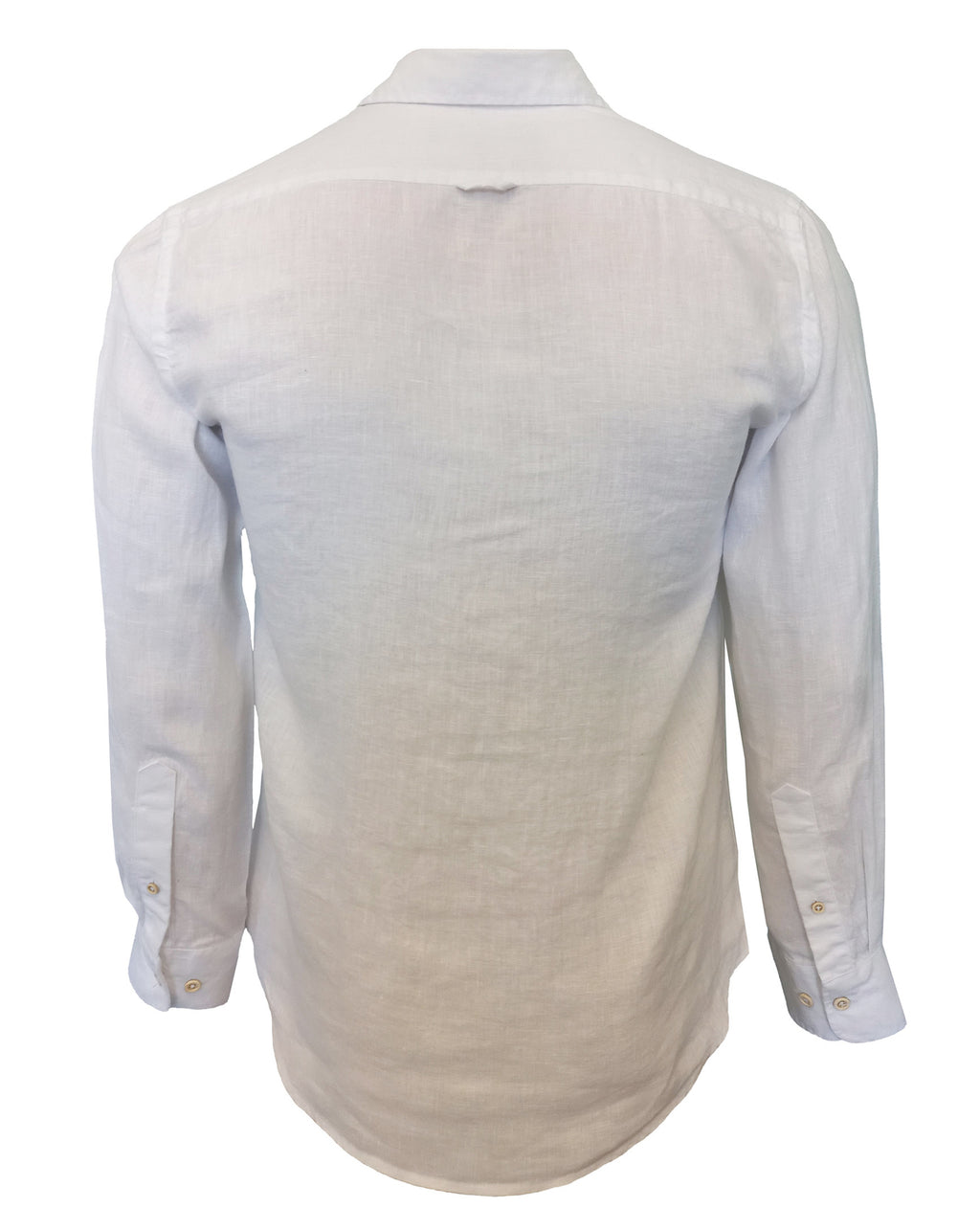Ritemate Mens Pilbara Linen L/S Shirt (RMPC055) White 