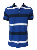 Ritemate Mens Pilbara Classic Cotton Polo (RMPC098) Royal/French Navy/White [SD]