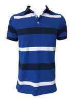 Ritemate Mens Pilbara Classic Cotton Polo (RMPC098) Royal/French Navy/White [SD]