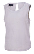 Ritemate Womens Pilbara Linen Singlet (RMPC132) Flax