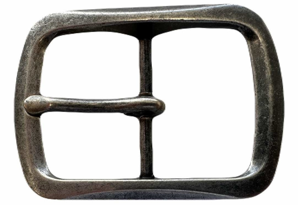 Ritemate Unisex Pilbara Western Oval Buckle Tooled Leather Belt (RMPW005) Dark Brown