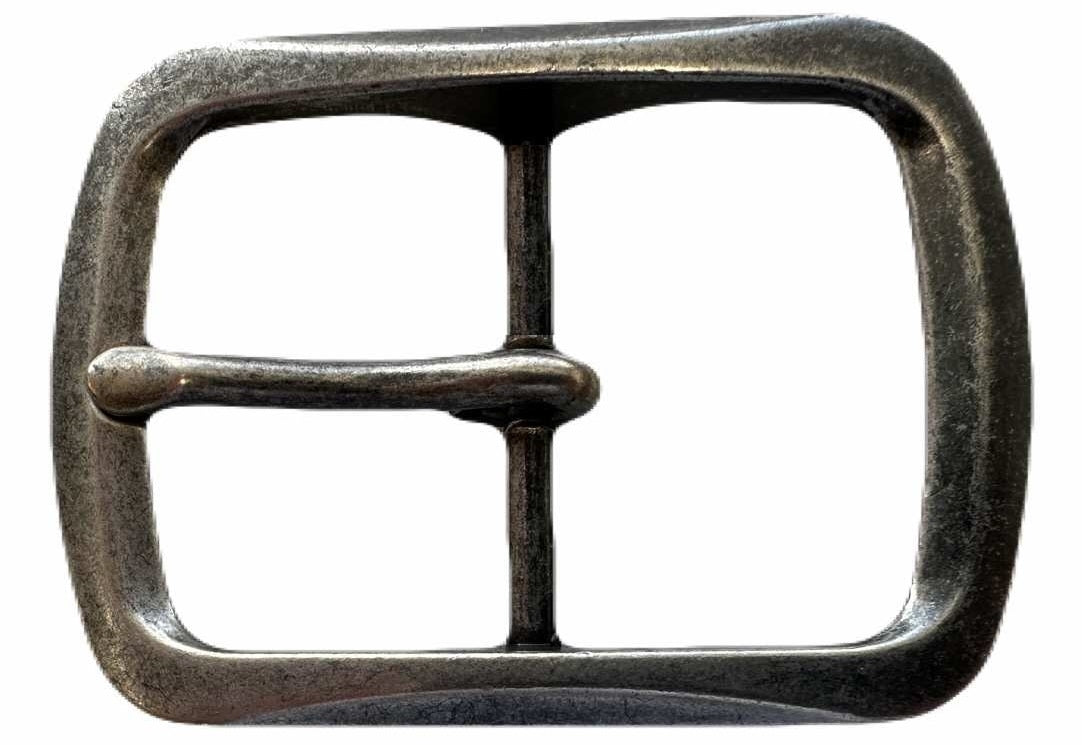 Ritemate Unisex Pilbara Western Oval Buckle Tooled Leather Belt (RMPW005) Dark Brown