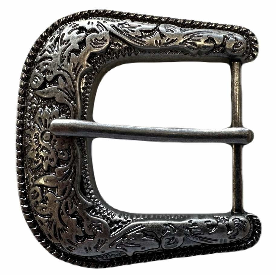 Ritemate Unisex Pilbara Western Dress Buckle Navajo Leather Belt (RMPW007) Tan