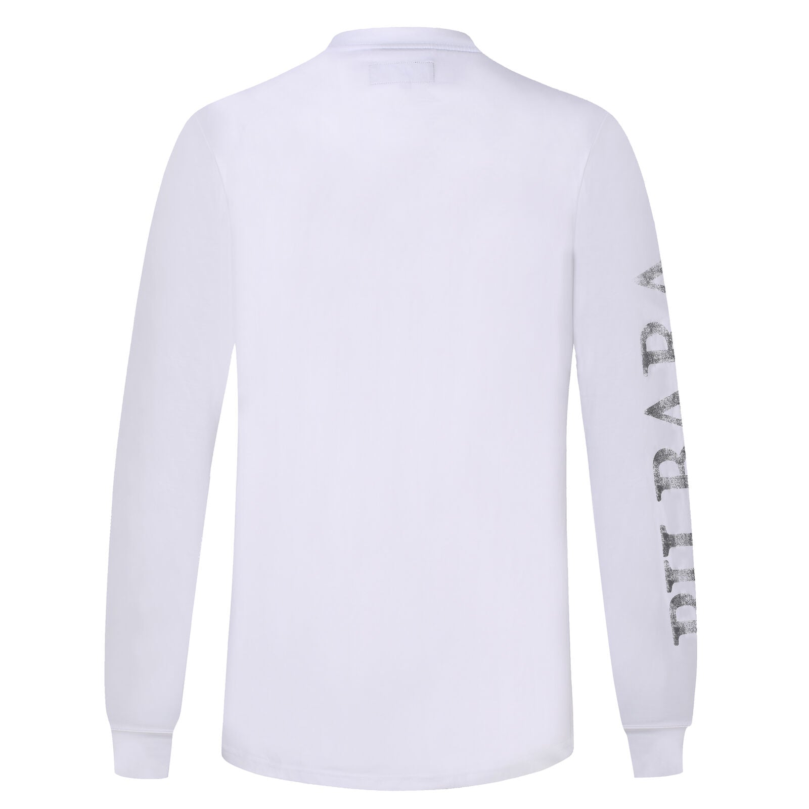 Ritemate Mens Pilbara Crew Neck L/S Tee (RMPC148) White