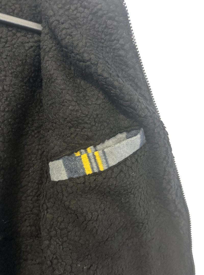 Ritemate Mens Pilbara Polar Fleece Jacket (RMPC056) Yellow/Navy/White