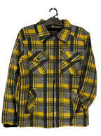 Ritemate Mens Pilbara Polar Fleece Jacket (RMPC056) Yellow/Navy/White