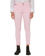 Ritemate Womens Pilbara Bella Cotton Stretch Capri Jeans (RMPC138) Pink