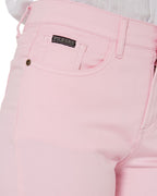 Ritemate Womens Pilbara Bella Cotton Stretch Capri Jeans (RMPC138) Pink