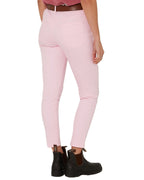 Ritemate Womens Pilbara Bella Cotton Stretch Capri Jeans (RMPC138) Pink
