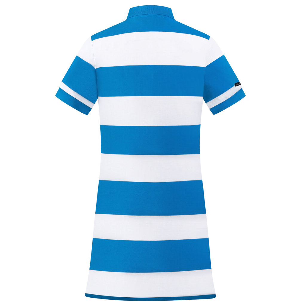 Ritemate Womens Pilbara Madeline Classic Polo Dress (RMPC130) Cornflower/White