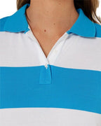 Ritemate Womens Pilbara Madeline Classic Polo Dress (RMPC130) Cornflower/White