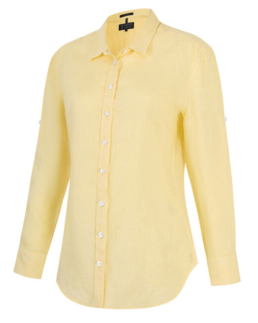 Ritemate Womens Pilbara Florence Classic L/S Linen Shirt (RMPC005) Daisy