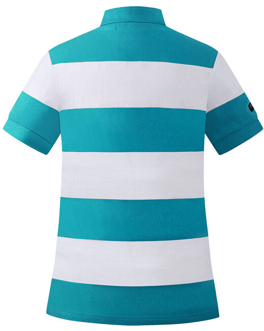 Ritemate Womens Pilbara Sophia Classic Cotton Polo (RMPC122) Jade/White
