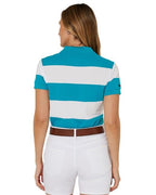Ritemate Womens Pilbara Sophia Classic Cotton Polo (RMPC122) Jade/White