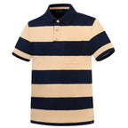 Ritemate Mens Pilbara Classic Cotton Polo (RMPC110) Golden Rough/French Navy
