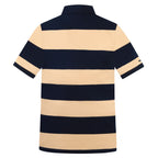 Ritemate Mens Pilbara Classic Cotton Polo (RMPC110) Golden Rough/French Navy